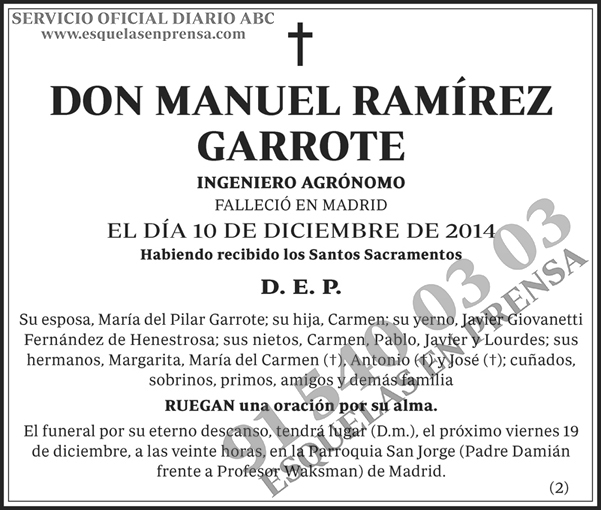 Manuel Ramírez Garrote